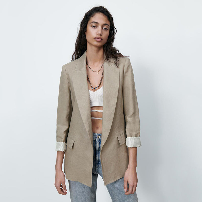 Lynn - Linnen Blazer
