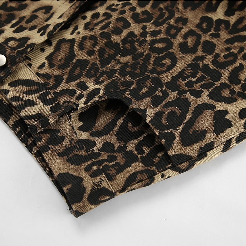 Tanish - Luipaard Print Broek