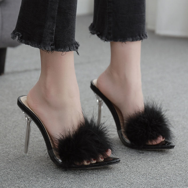 Aneah™ | Transparente Kristall-High-Heels