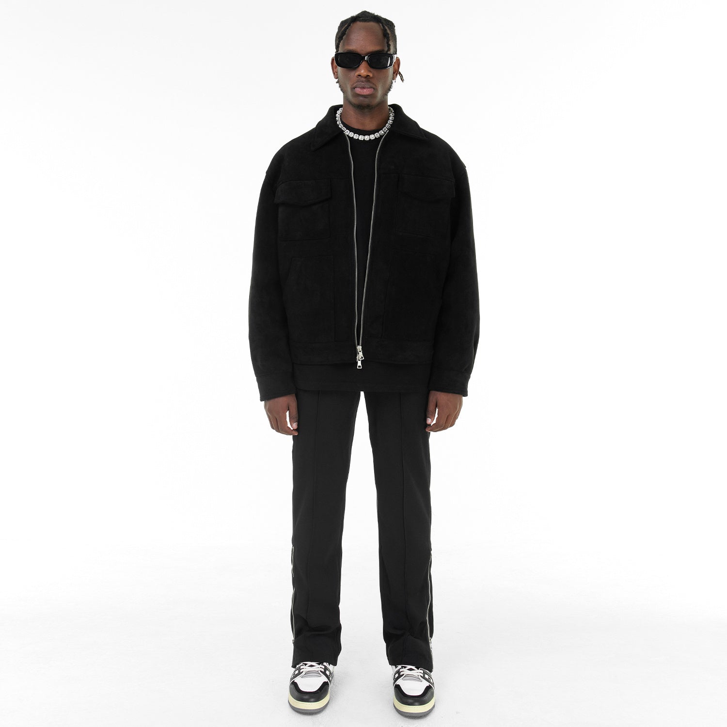 Jelano - Vintage Suède Cargo Jacket