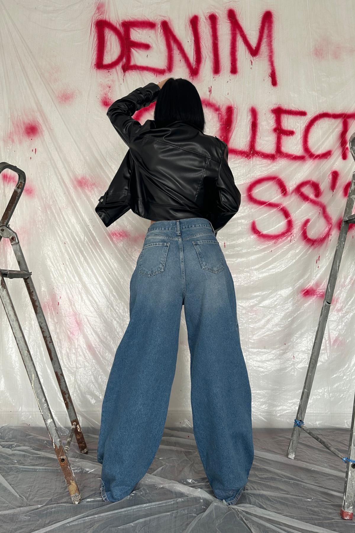 Ece - Jeans met wijde pijpen