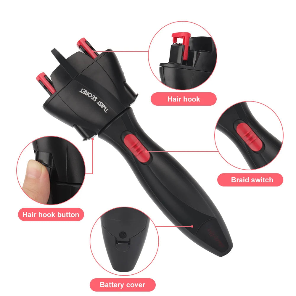 Vlecht Master Pro™ | Moeiteloos prachtige twists en vlechten creëren.