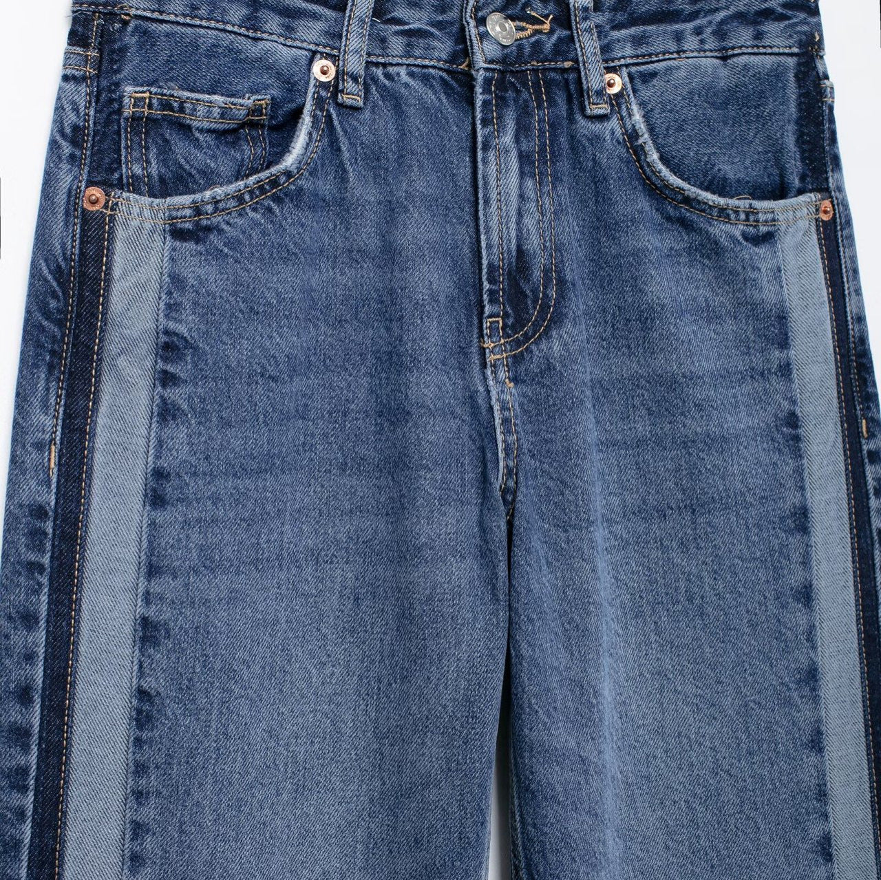 Zarelis - Mid-waist Wijde Jeans