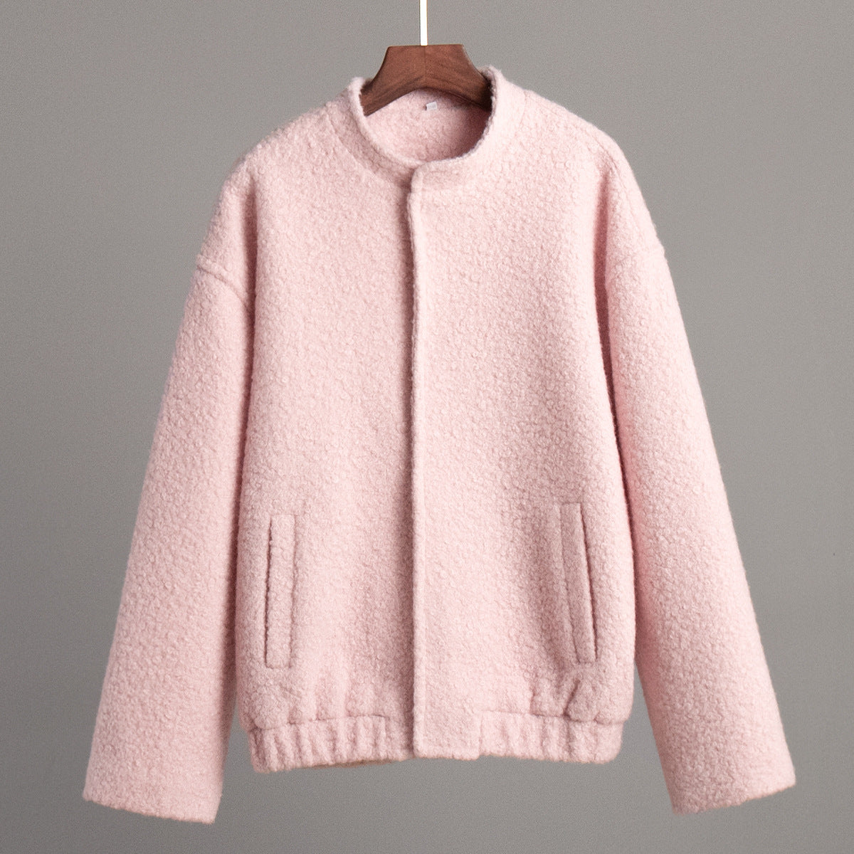 Niveah - Zachte Roze Wollen Jas