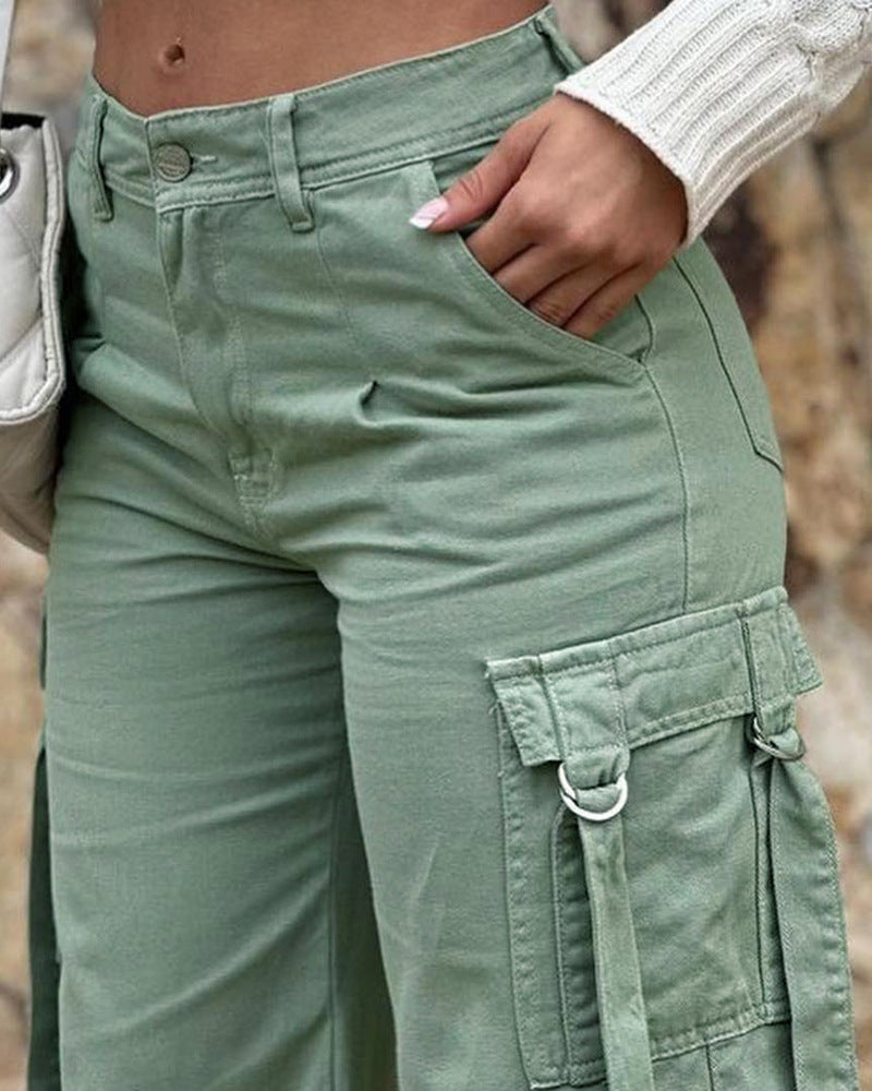 Rebekah™ | Wijd Cargo Broek