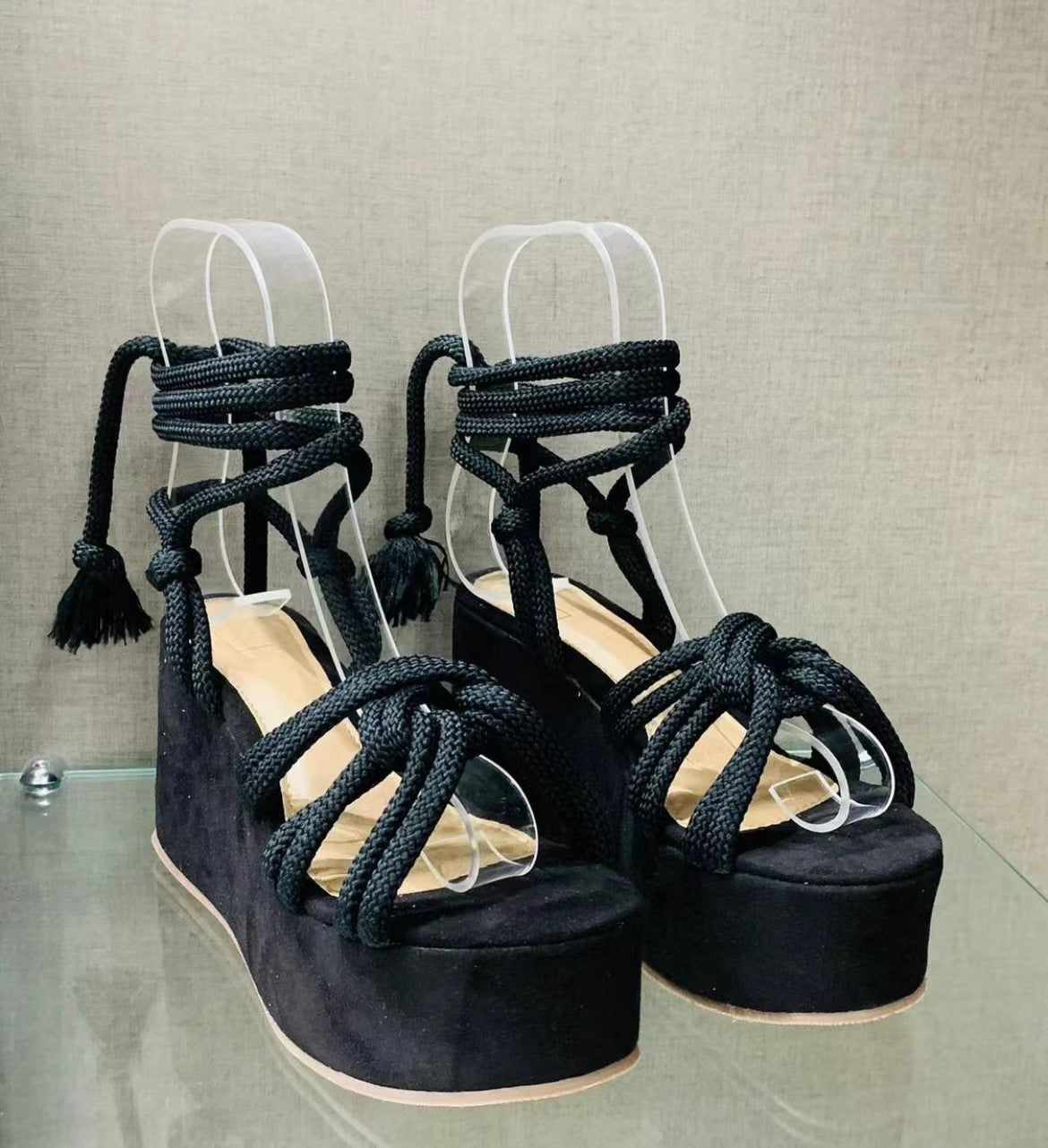 Quenah™ | Zomer Dames Wedges Sandalen met Bandjes