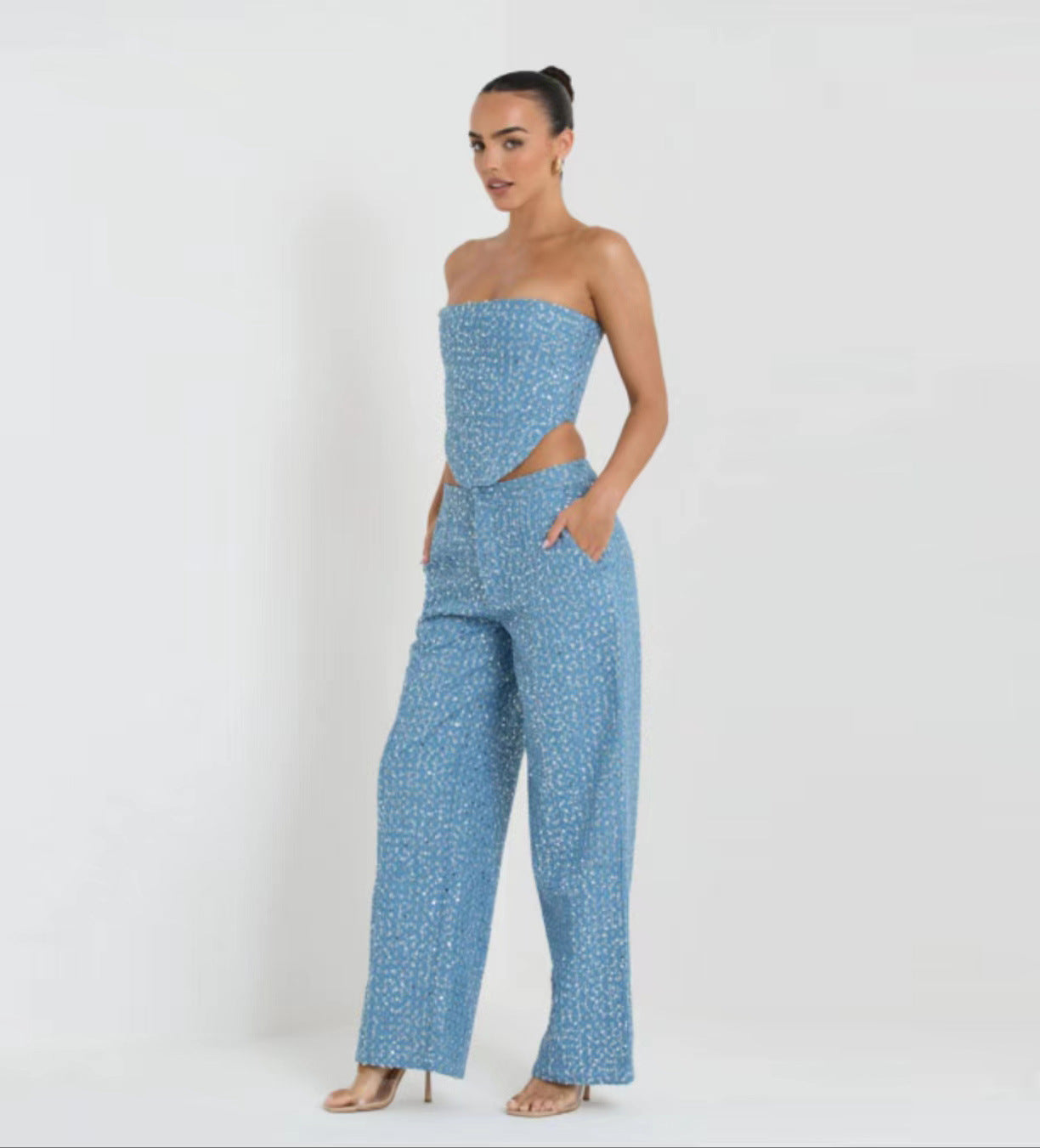 Ninah - Glinster Broek & Rok Set