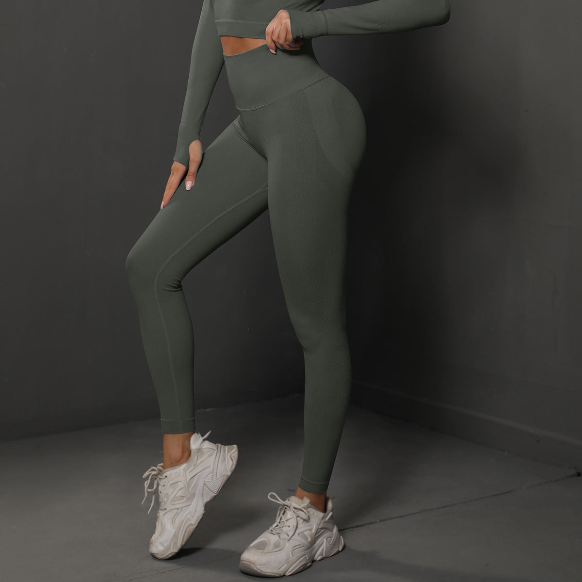 Savya™ | Seamless Sport Legging met Hoge Taille.