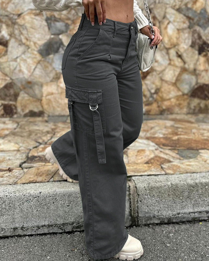 Rebekah™ | Wijd Cargo Broek