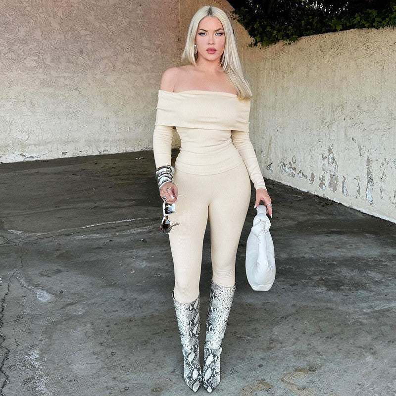 Vanna - Off-shoulder Tweedelige Set