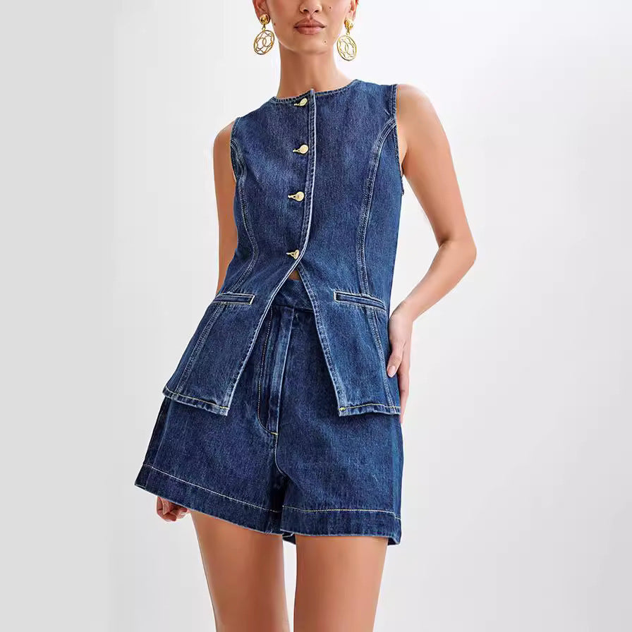 Ludovica™ | Denim Dames Set