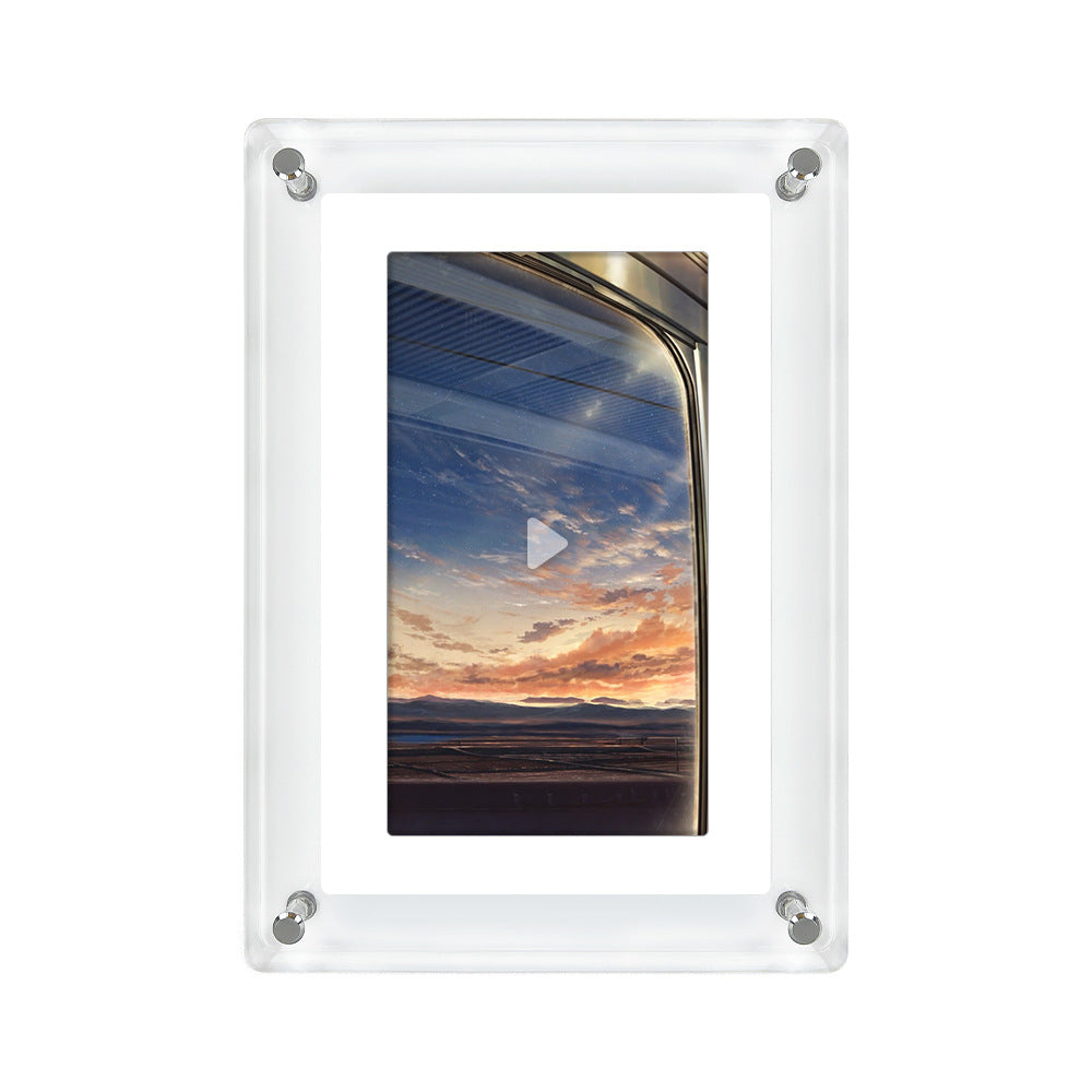 AcrylView™ | 5-Zoll-Acryl-Digitalfotorahmen-Dekoration
