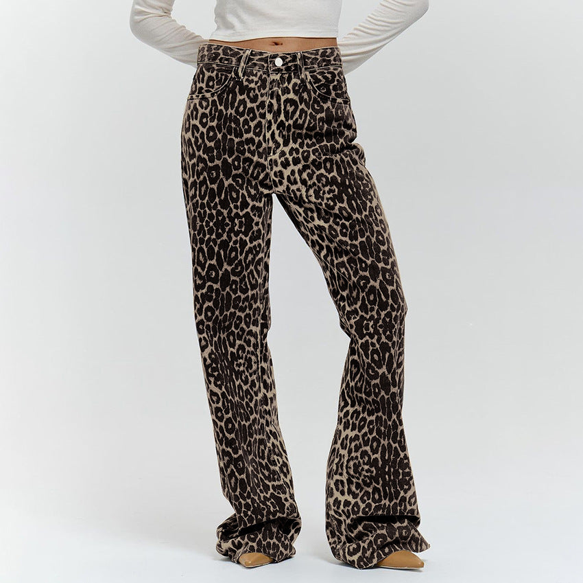 Tanish - Luipaard Print Broek