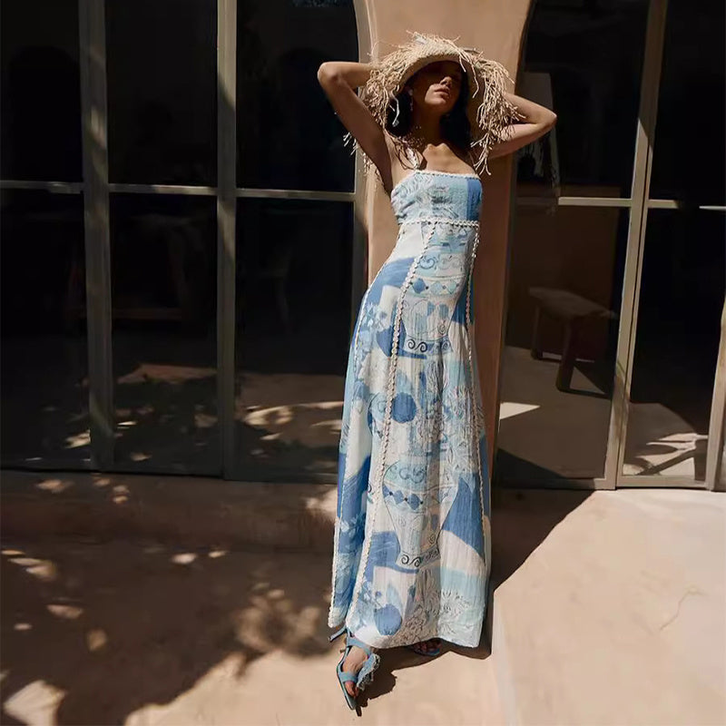 Léa - Kanten Sling Jurk