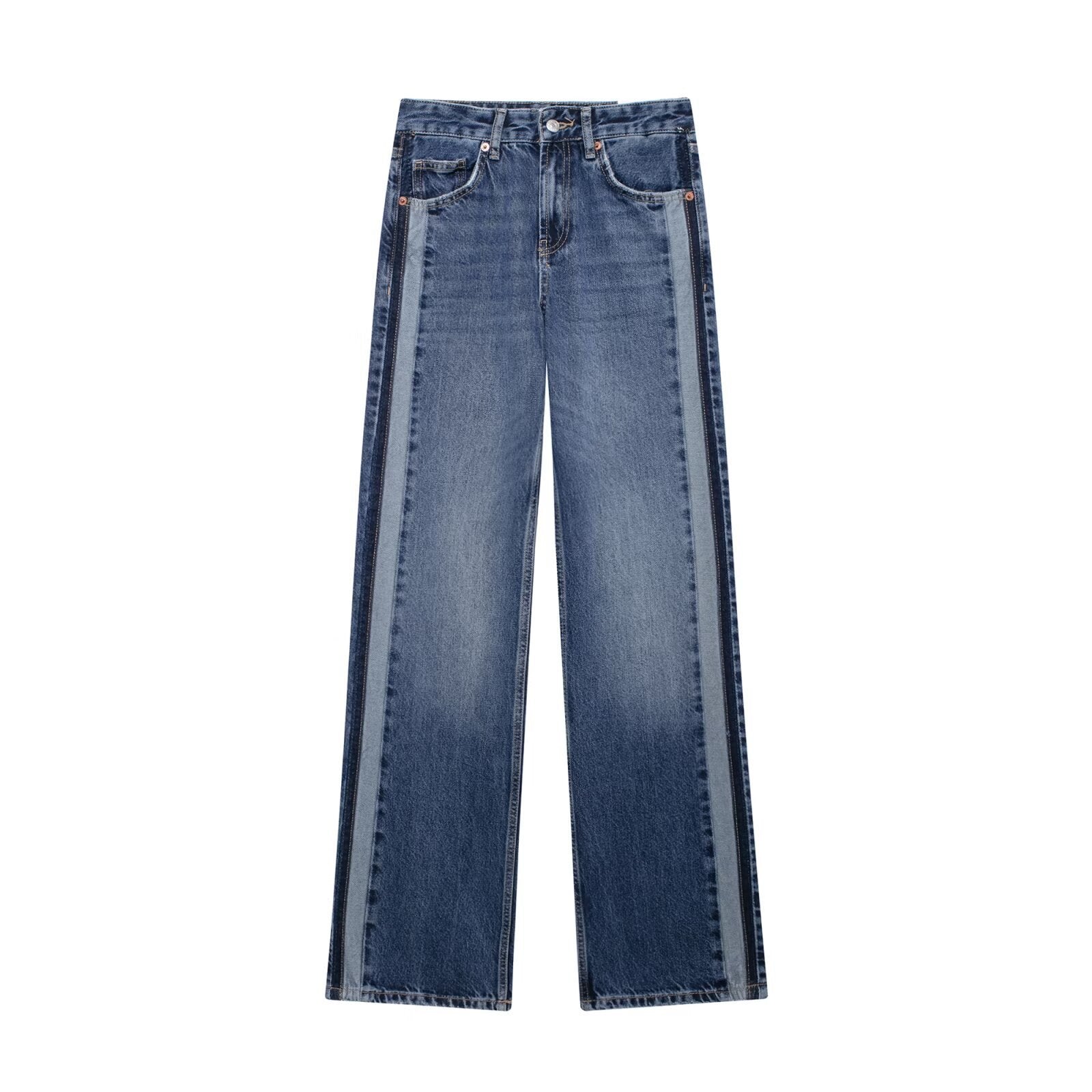 Zarelis - Mid-waist Wijde Jeans