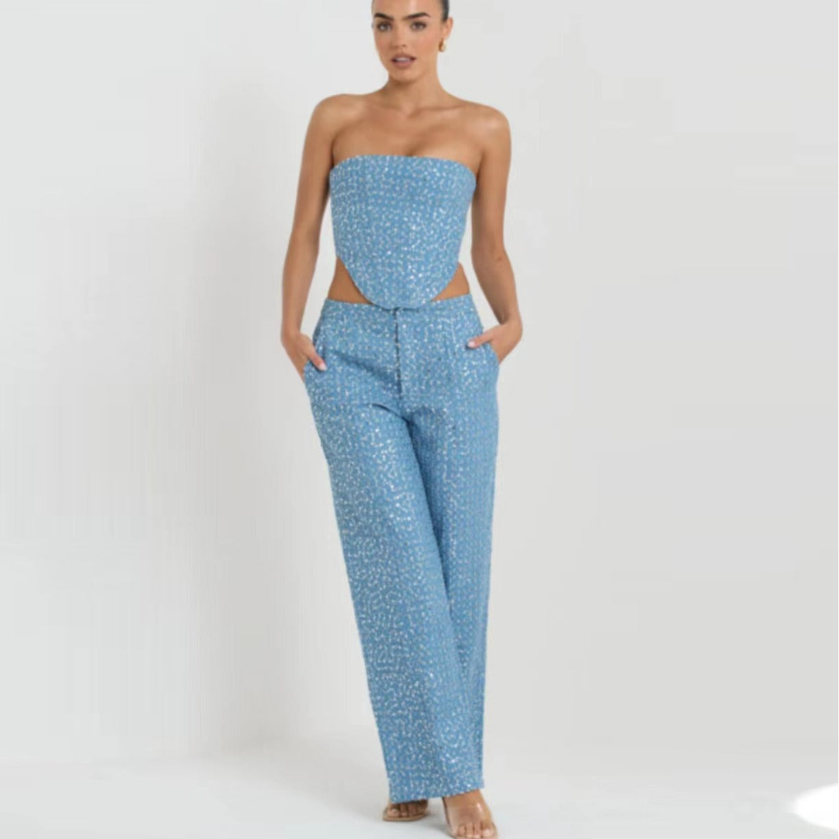 Ninah - Glinster Broek & Rok Set