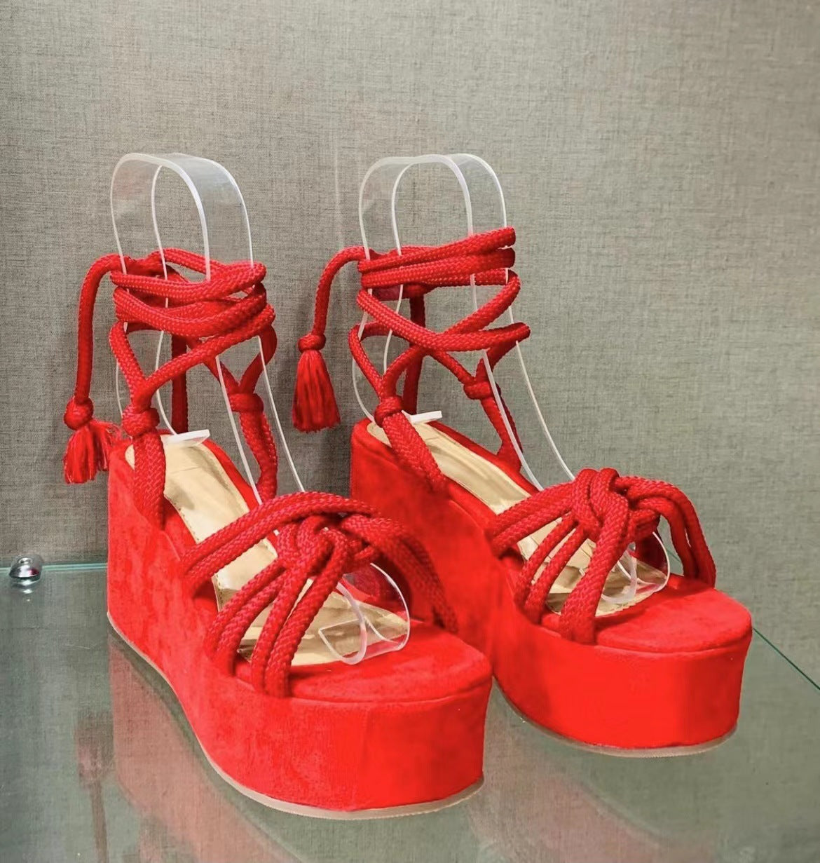 Quenah™ | Zomer Dames Wedges Sandalen met Bandjes