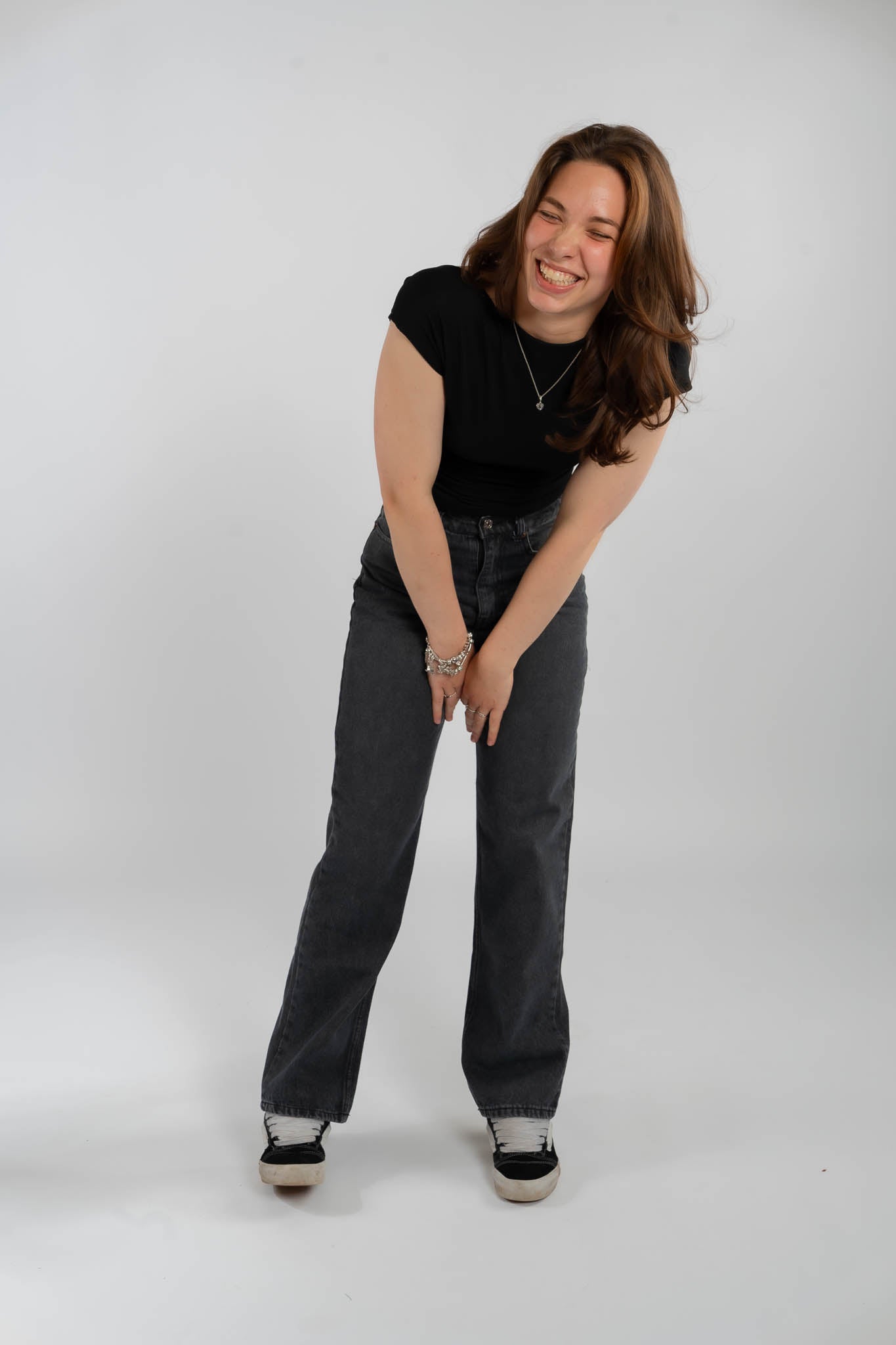 Zara Donker Grijs Zak Jeans