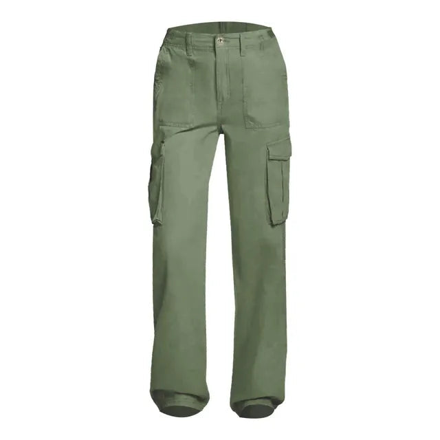Rubeah™ | Getailleerde Cargo Broek met Rechte Pijpen