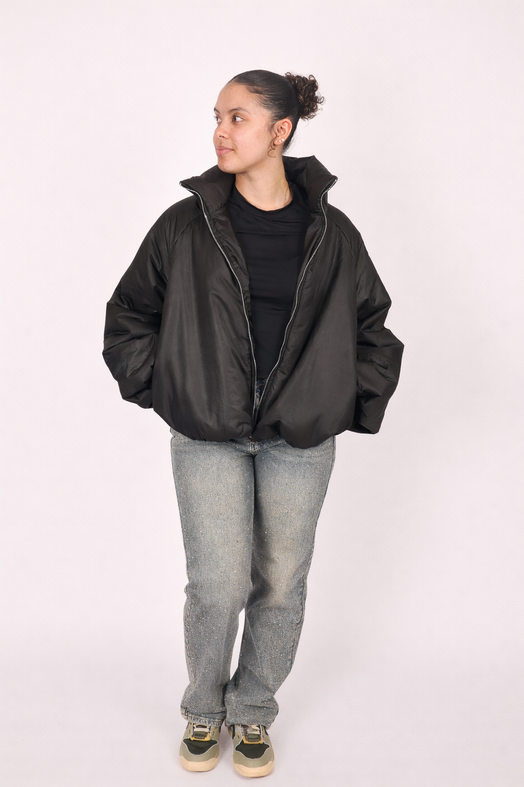 Saveah Puff Jacket Zwart