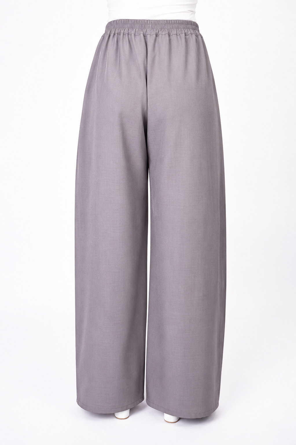 Draped Trousers – Grey