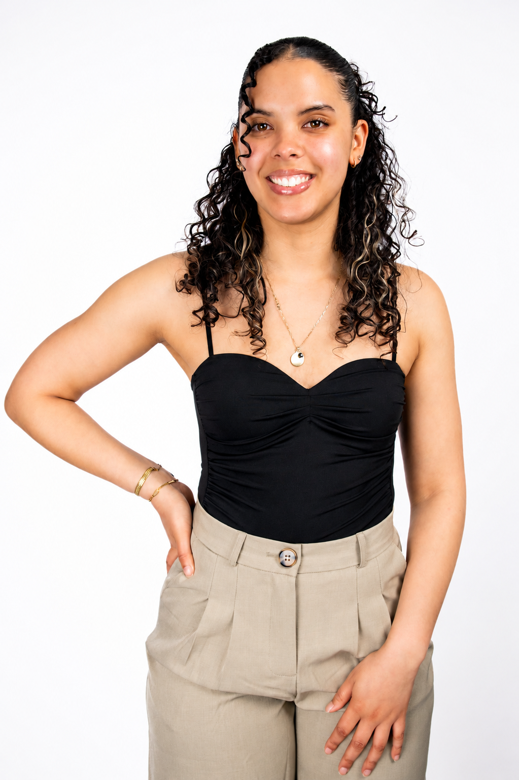 Sculpt Top – Zwart
