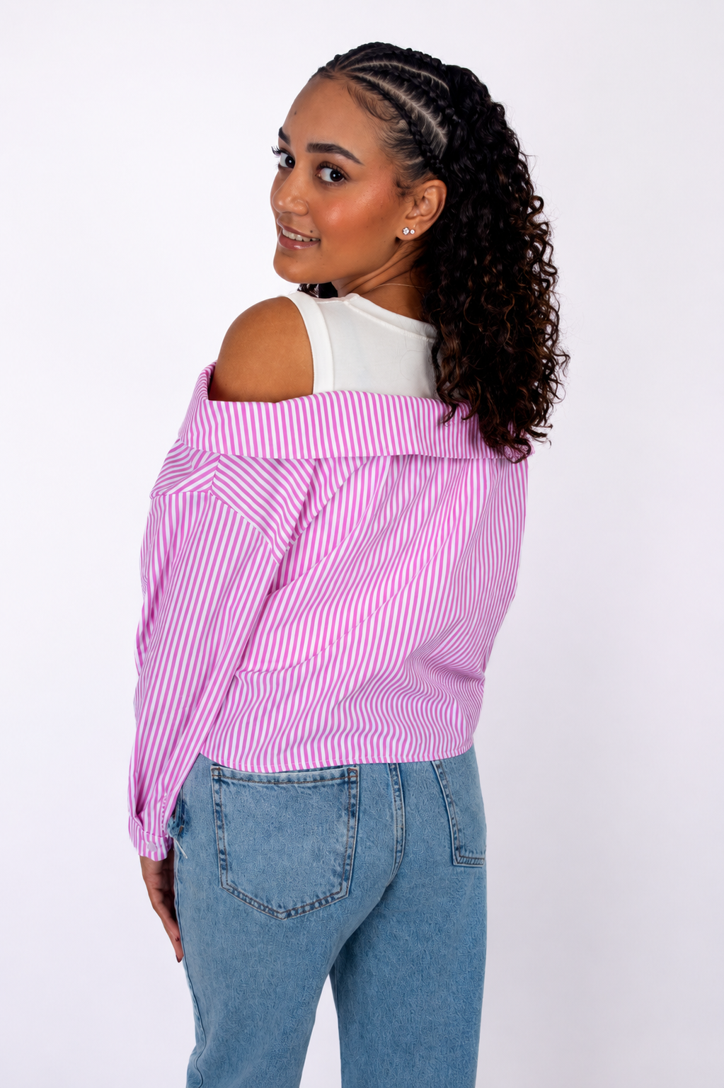 Aveline Layer Blouse – Pink