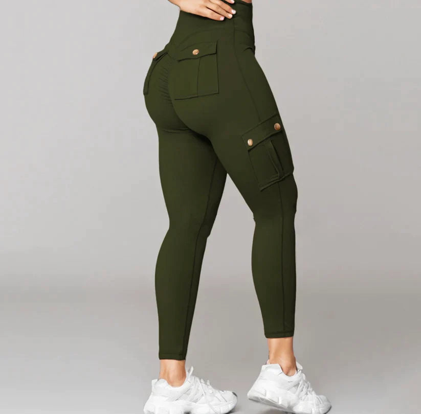 Sylva™ | Cargo Legging met een Strakke pasvorm.