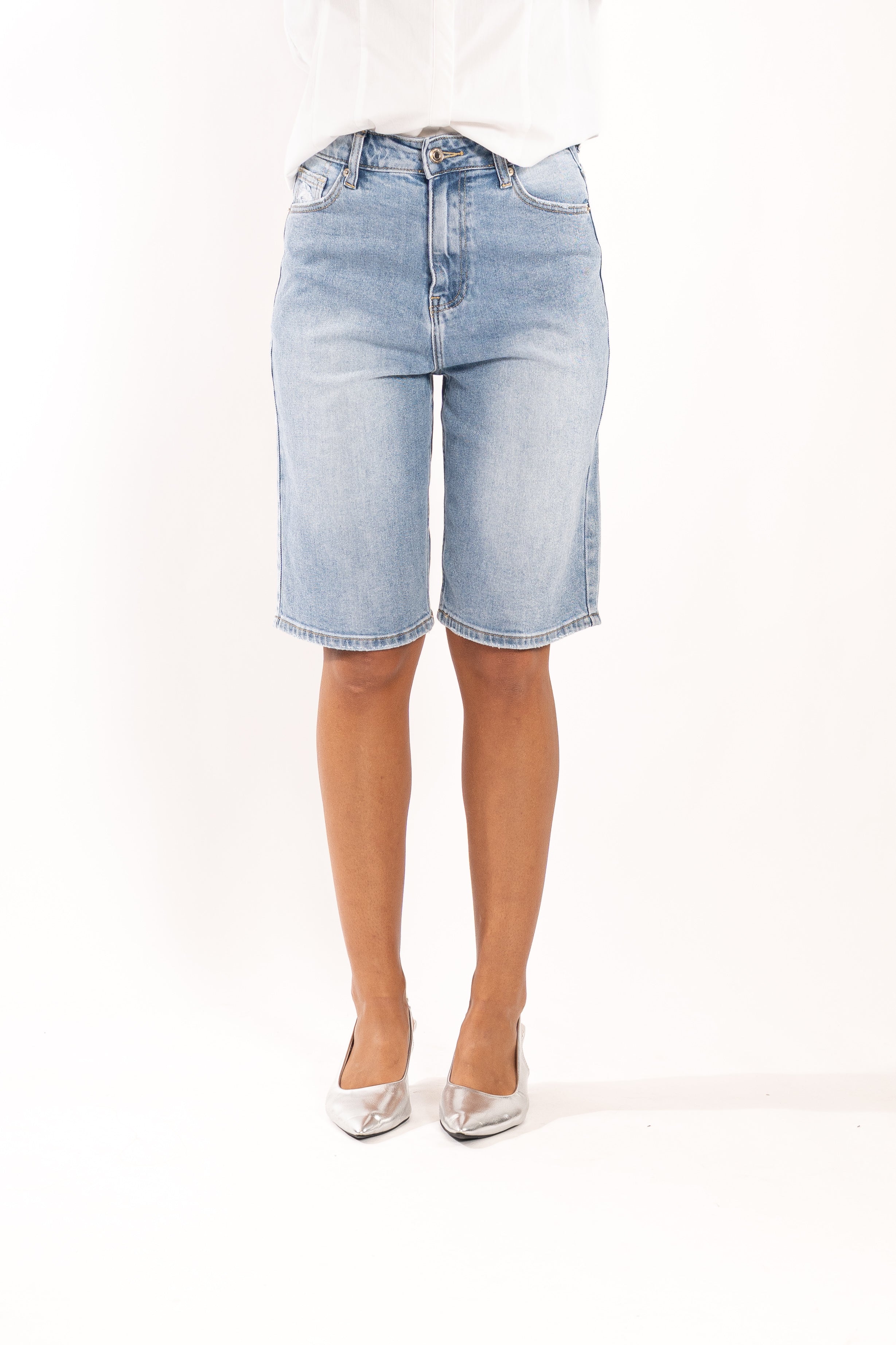 Zara bermuda zak jeans