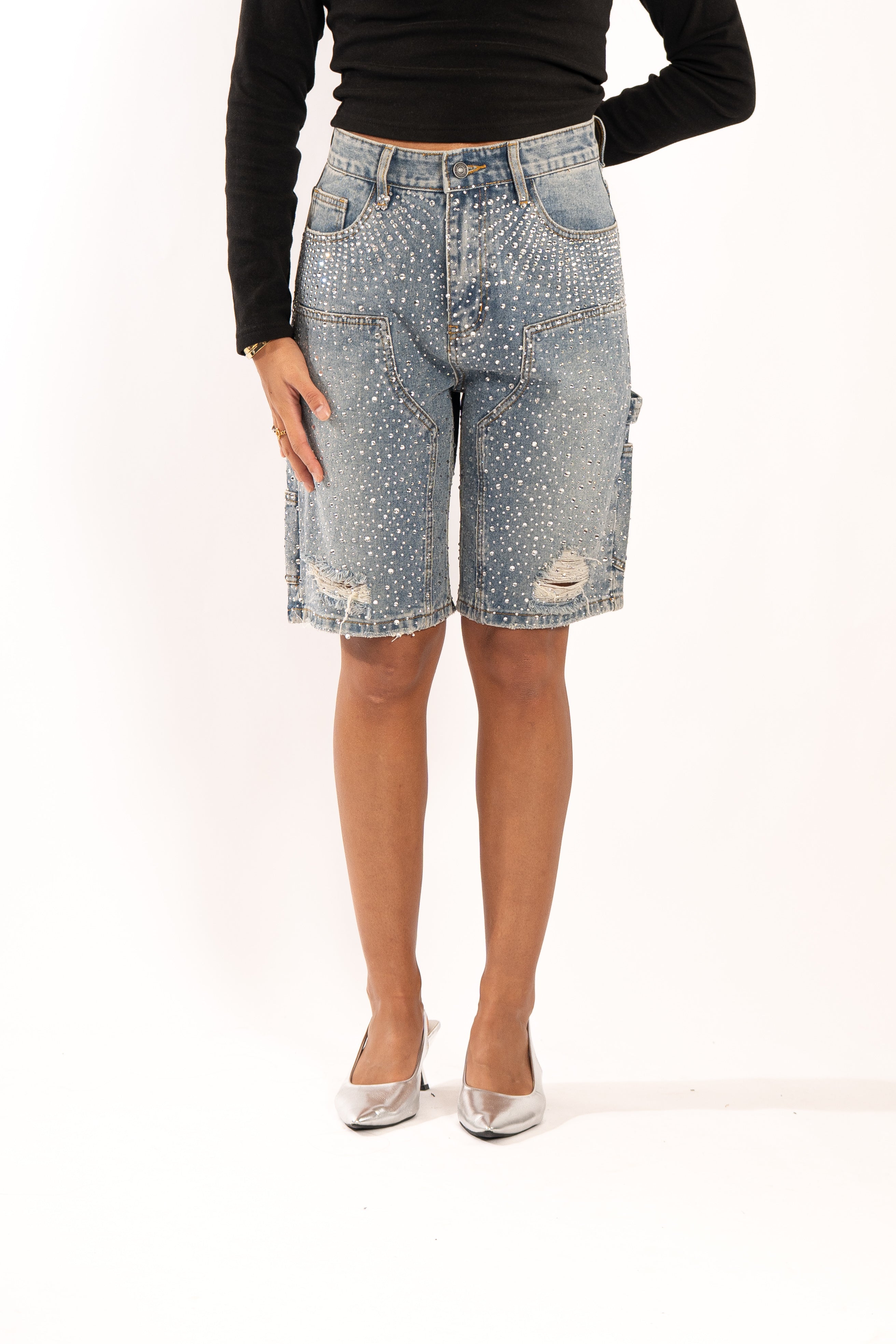 Elite Bermuda Diamond Blauw