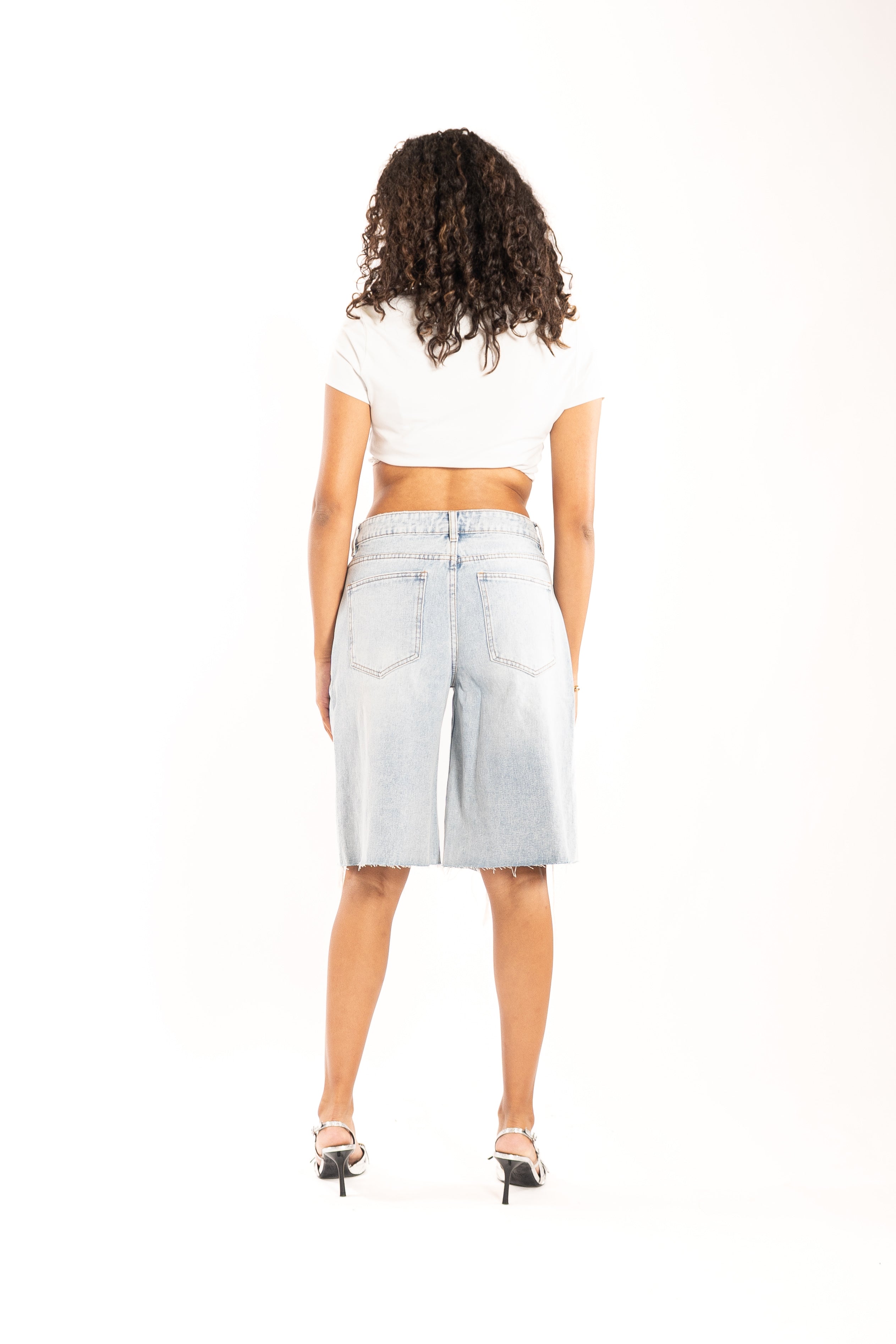Zara Ripped Bermuda