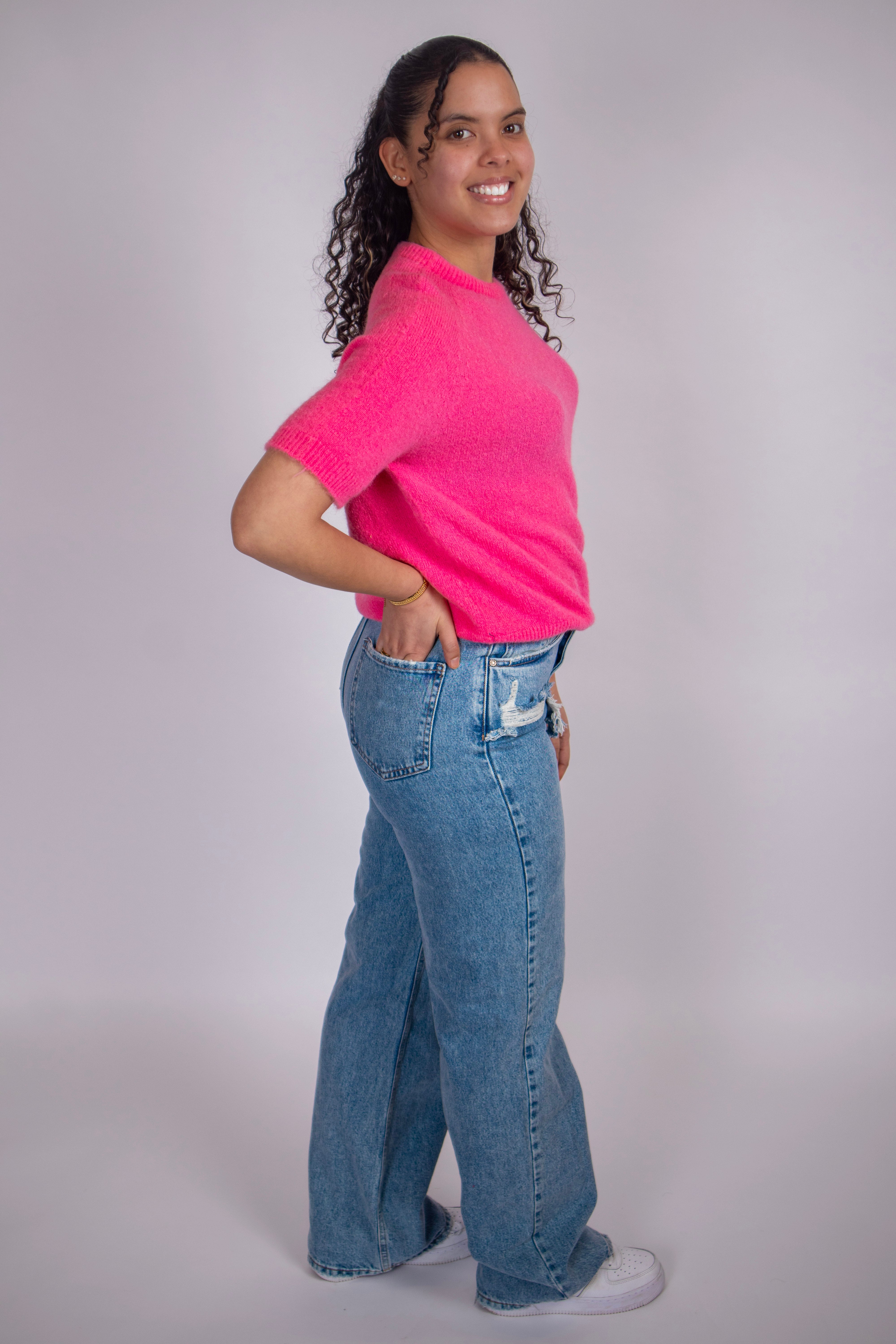 Power Knit Top - Pink