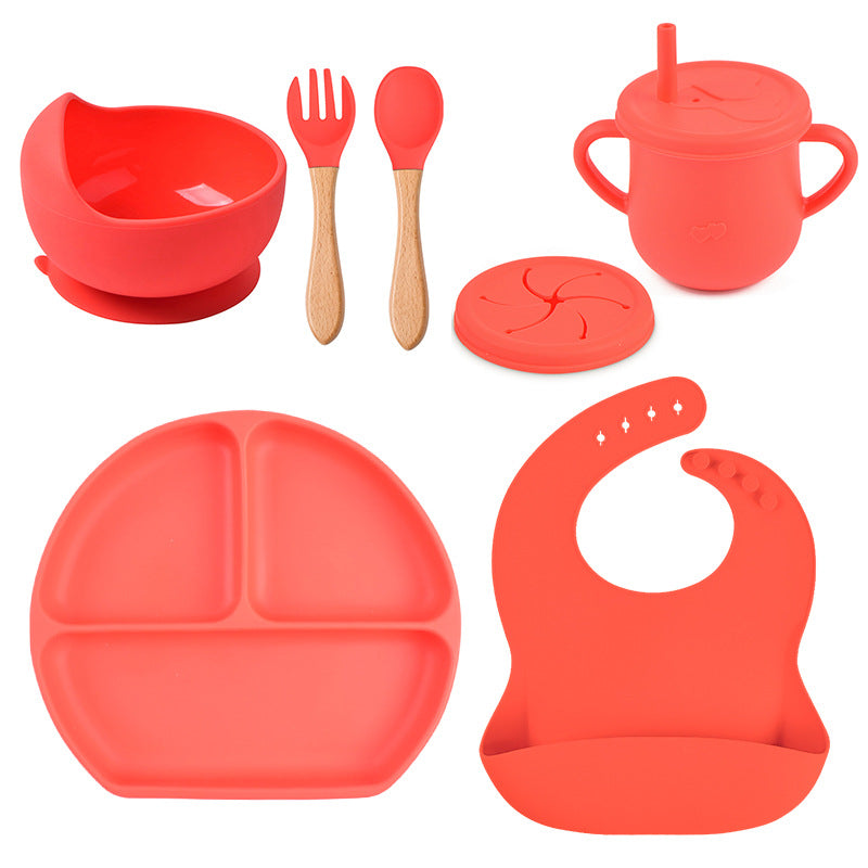 Kindergeschirr™ | 6-teiliges Silikon-Geschirrset