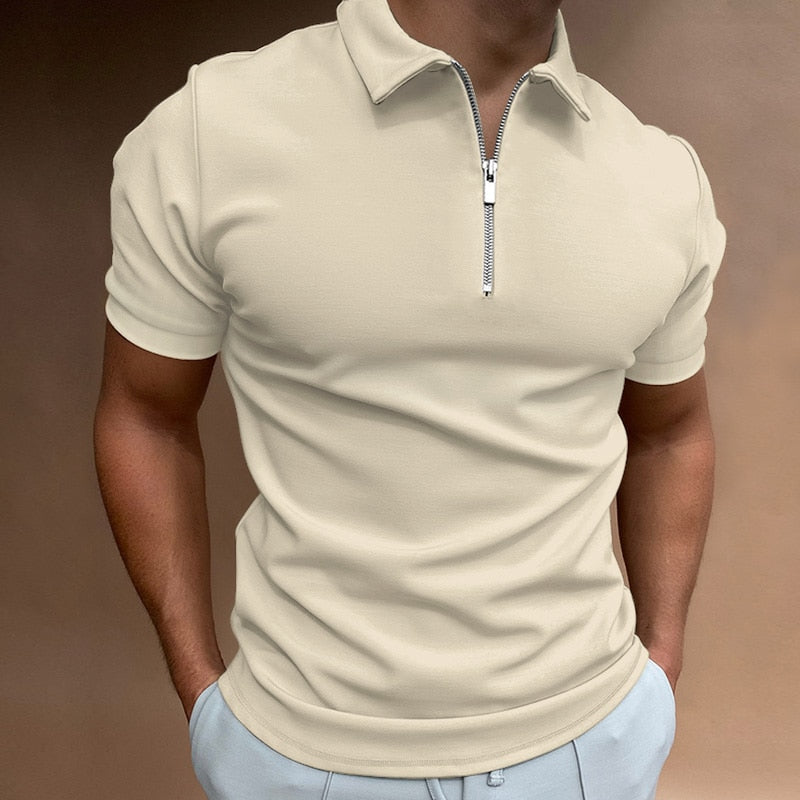 Mineo Polo - Stijlvol Polo met Rits