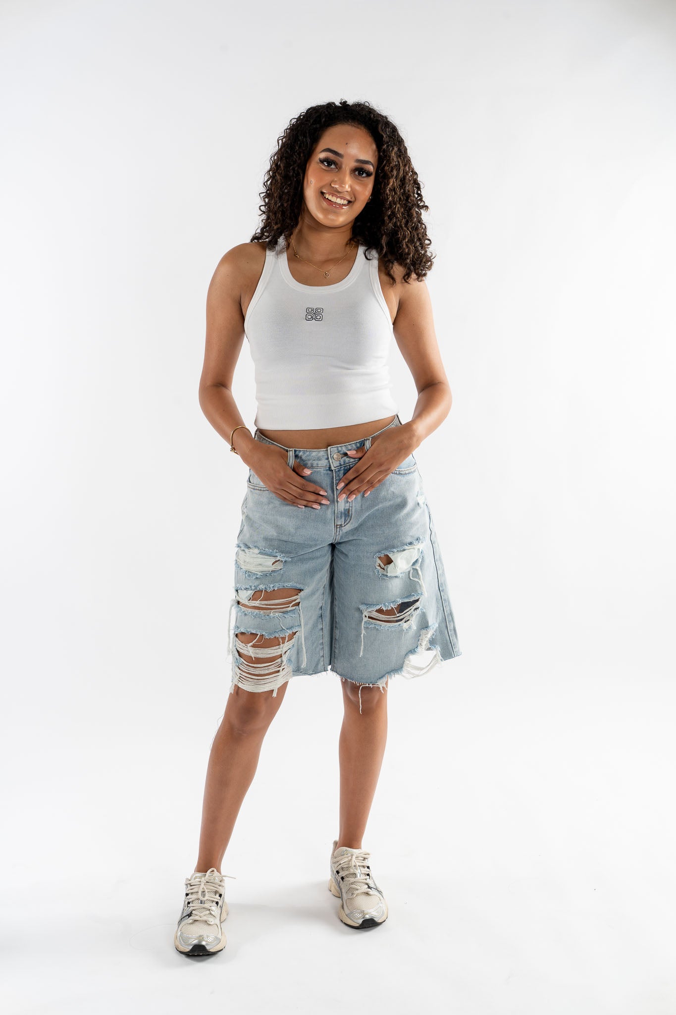 Zara Ripped Bermuda
