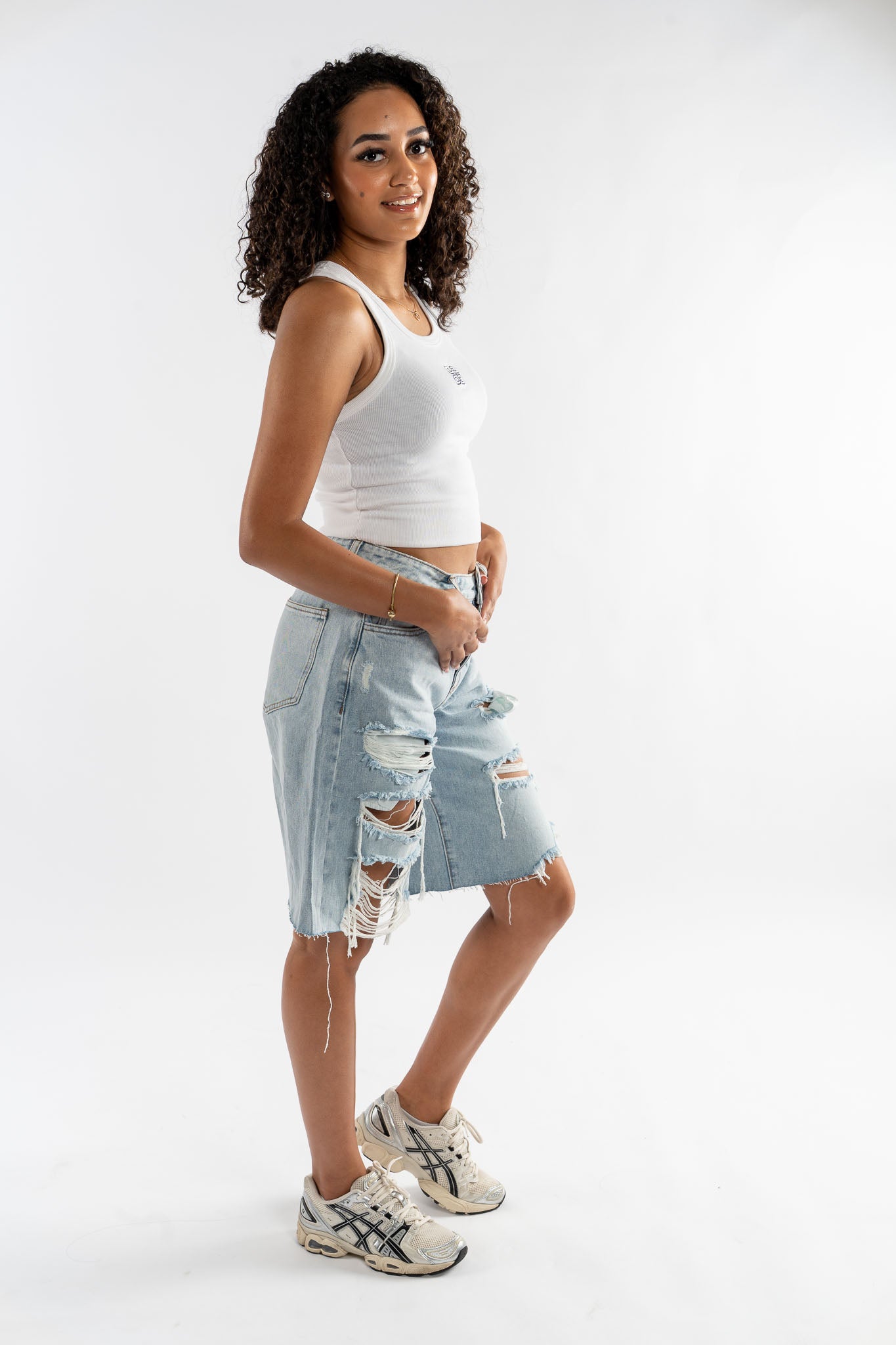 Zara Ripped Bermuda