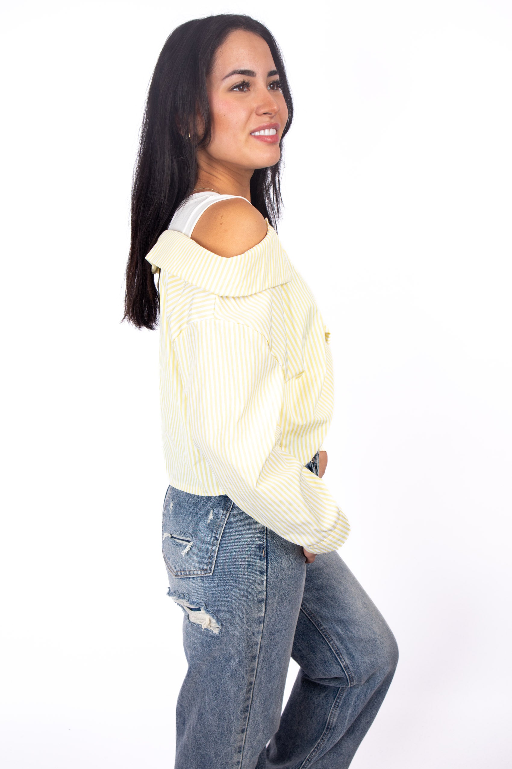 Aveline Layer Blouse – Yellow