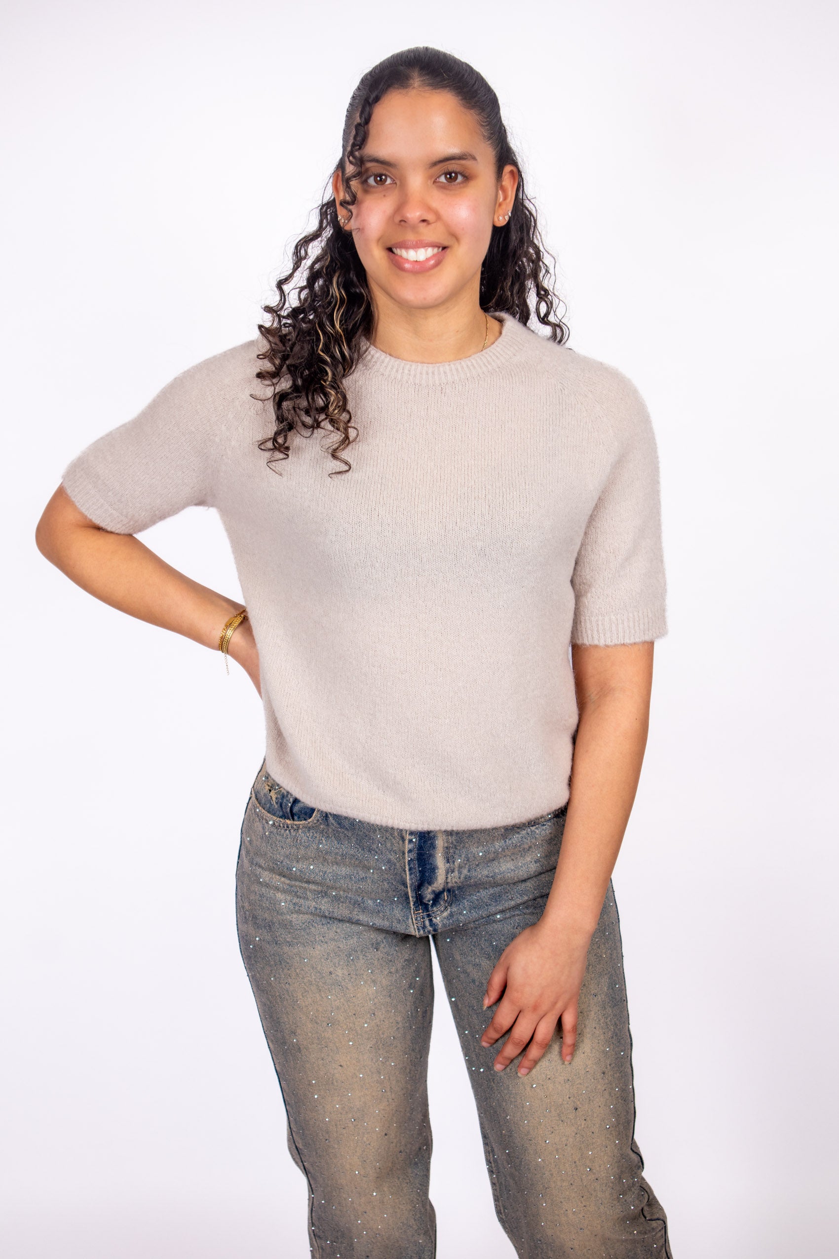 Knit Top - Soft Beige