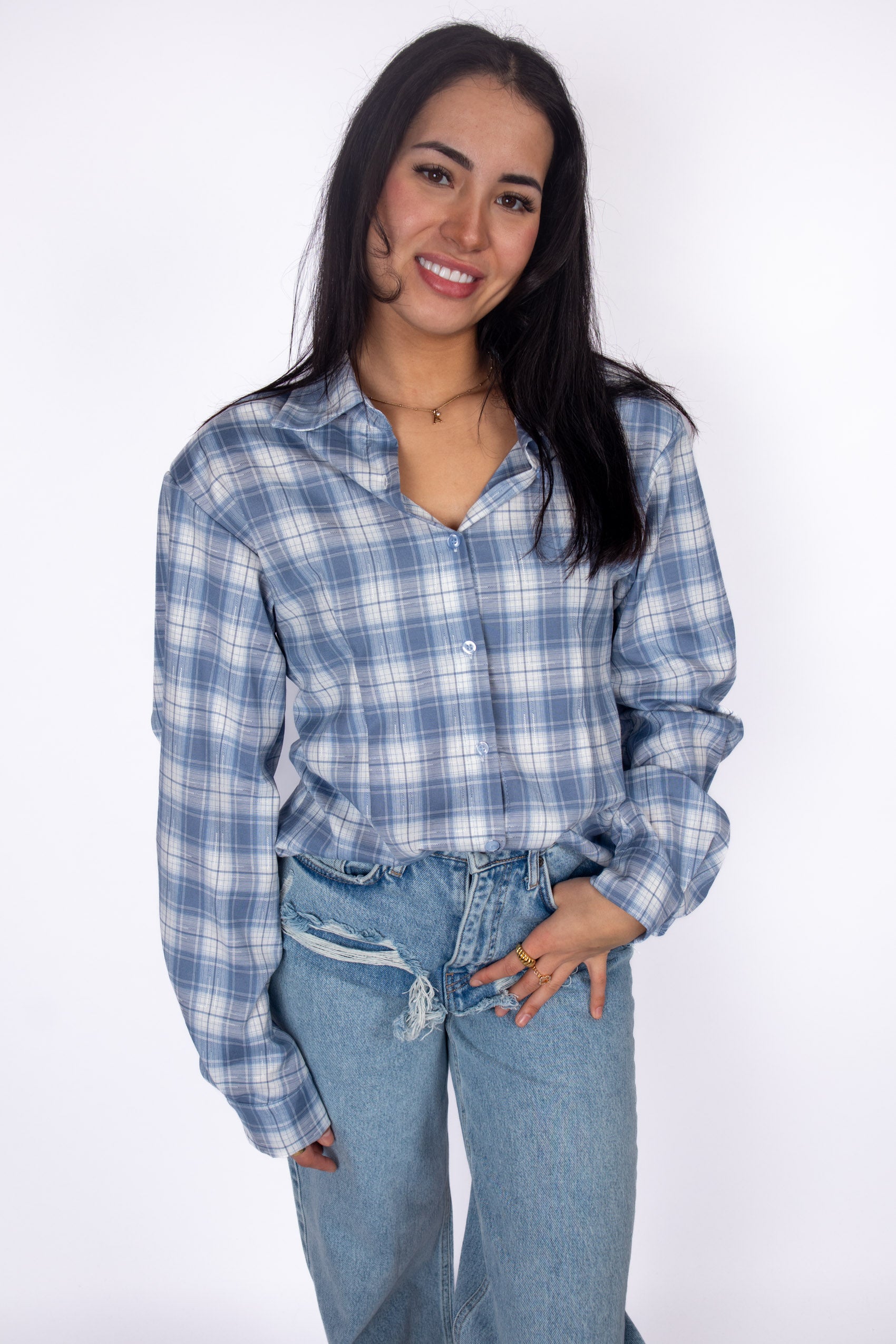 Mirelle blouse - Blauw