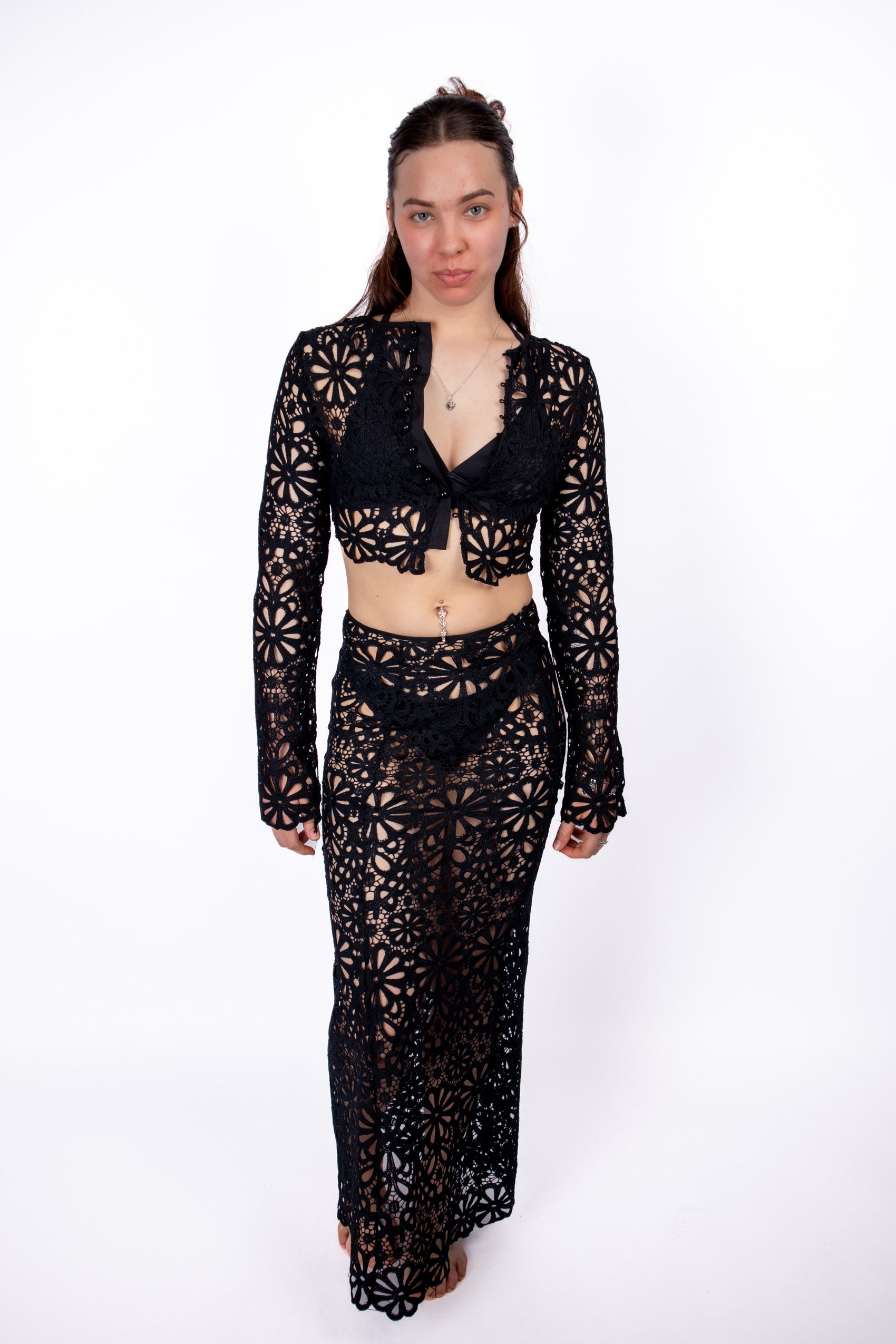 Isla Lace Set - Black