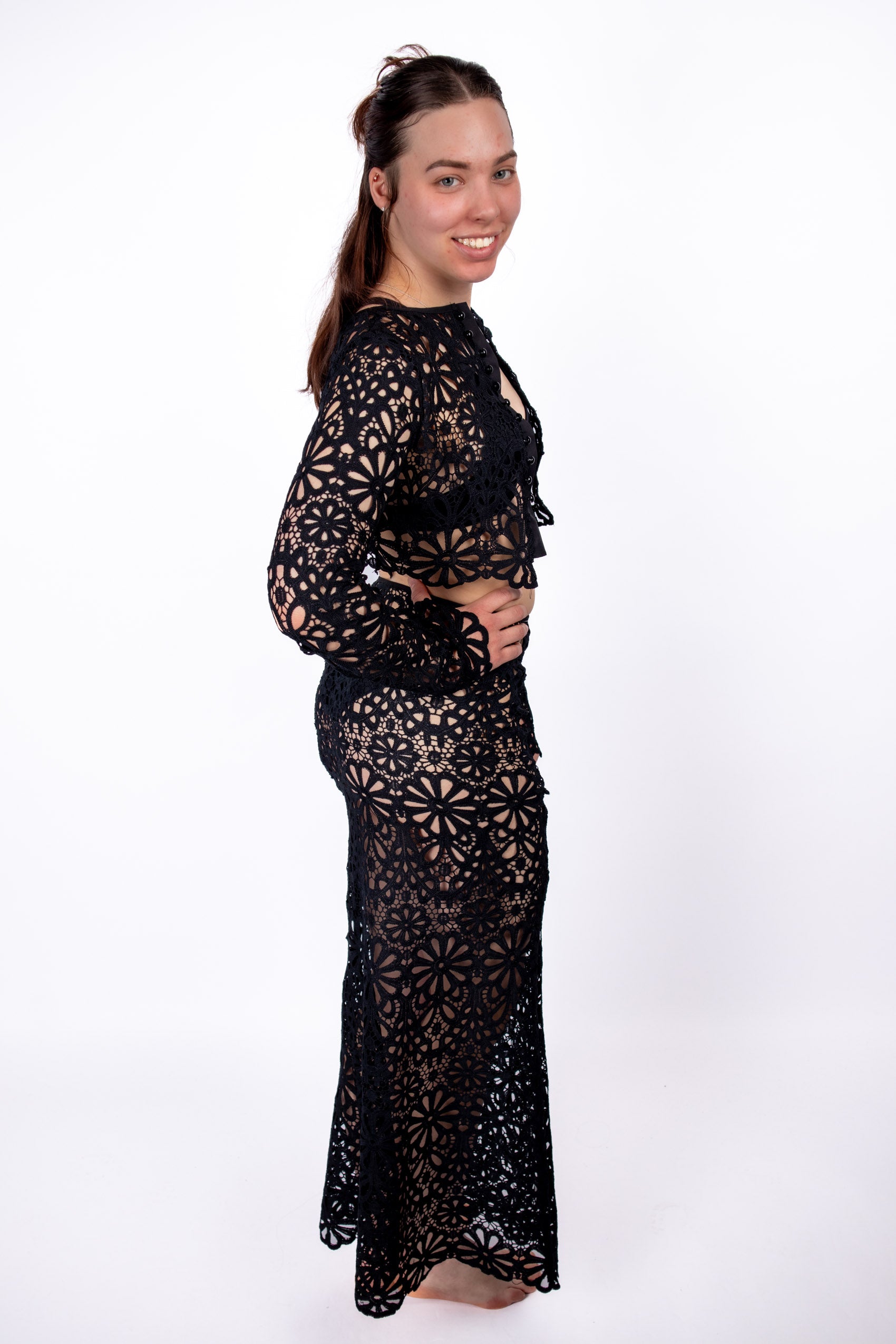 Isla Lace Set - Black