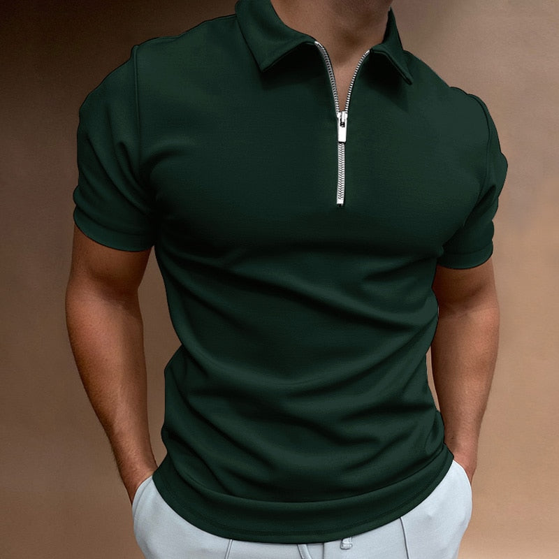 Mineo Polo - Stijlvol Polo met Rits