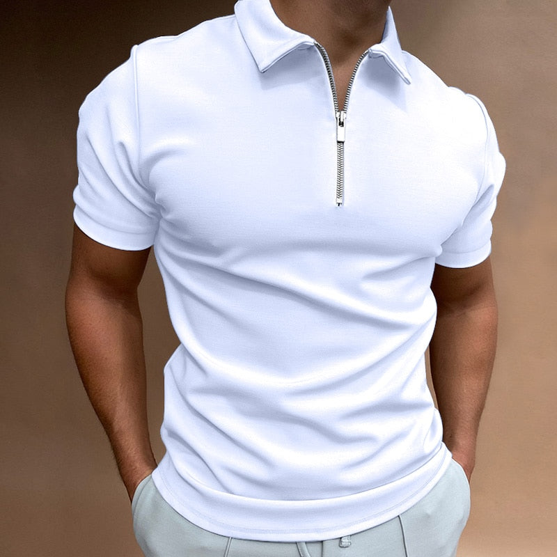 Mineo Polo - Stijlvol Polo met Rits