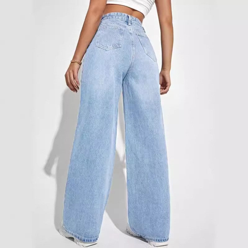 Ashanti - Hoge Taille Slim Rechte Pijp