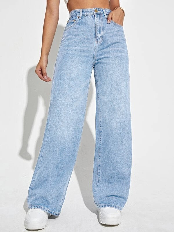 Ashanti - Hoge Taille Slim Rechte Pijp