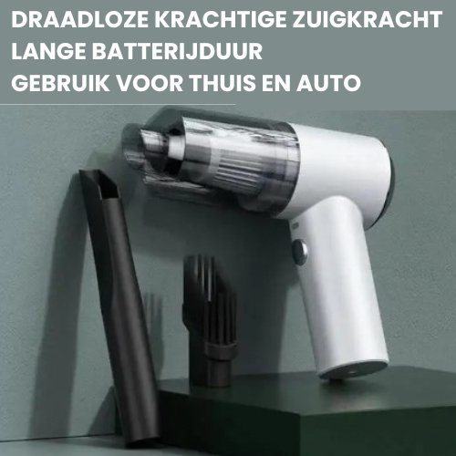 Mini-Turbozuiger™ | 3 in 1 Draadloze Handstofzuiger