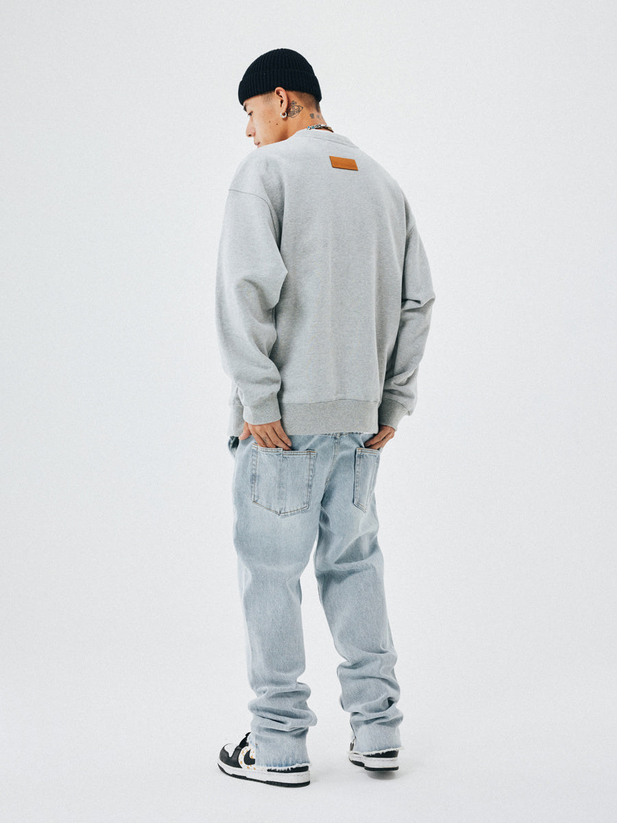 Jelano - Loose Raw Edge Jeans