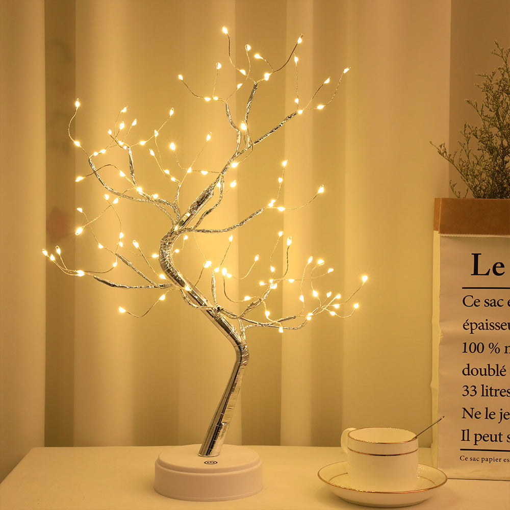 Magische Erleuchtung™ | LED-Kupferdraht-Reisbaumlampe.