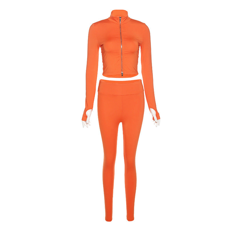 Zainah™ | Schicker Anzug mit Reißverschluss und hoher Taille
