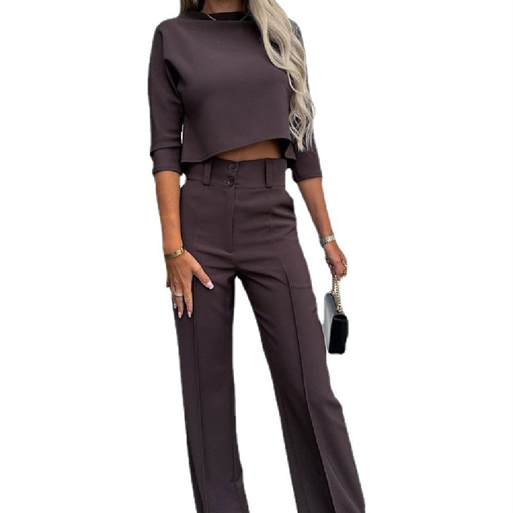 Marleah™ | Oberteil mit hoher Taille und weitem Bein.